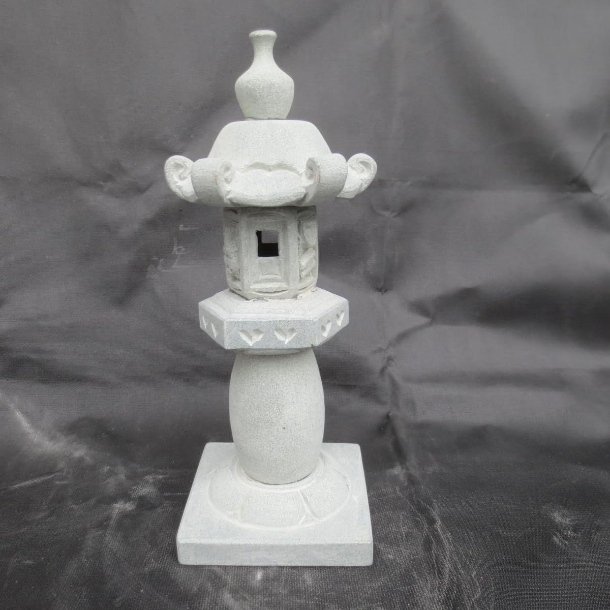 仕入れサイト ミニ灯籠 石 灯篭 灯籠 燈籠 灯ろう 蟷螂 とうろう 天然